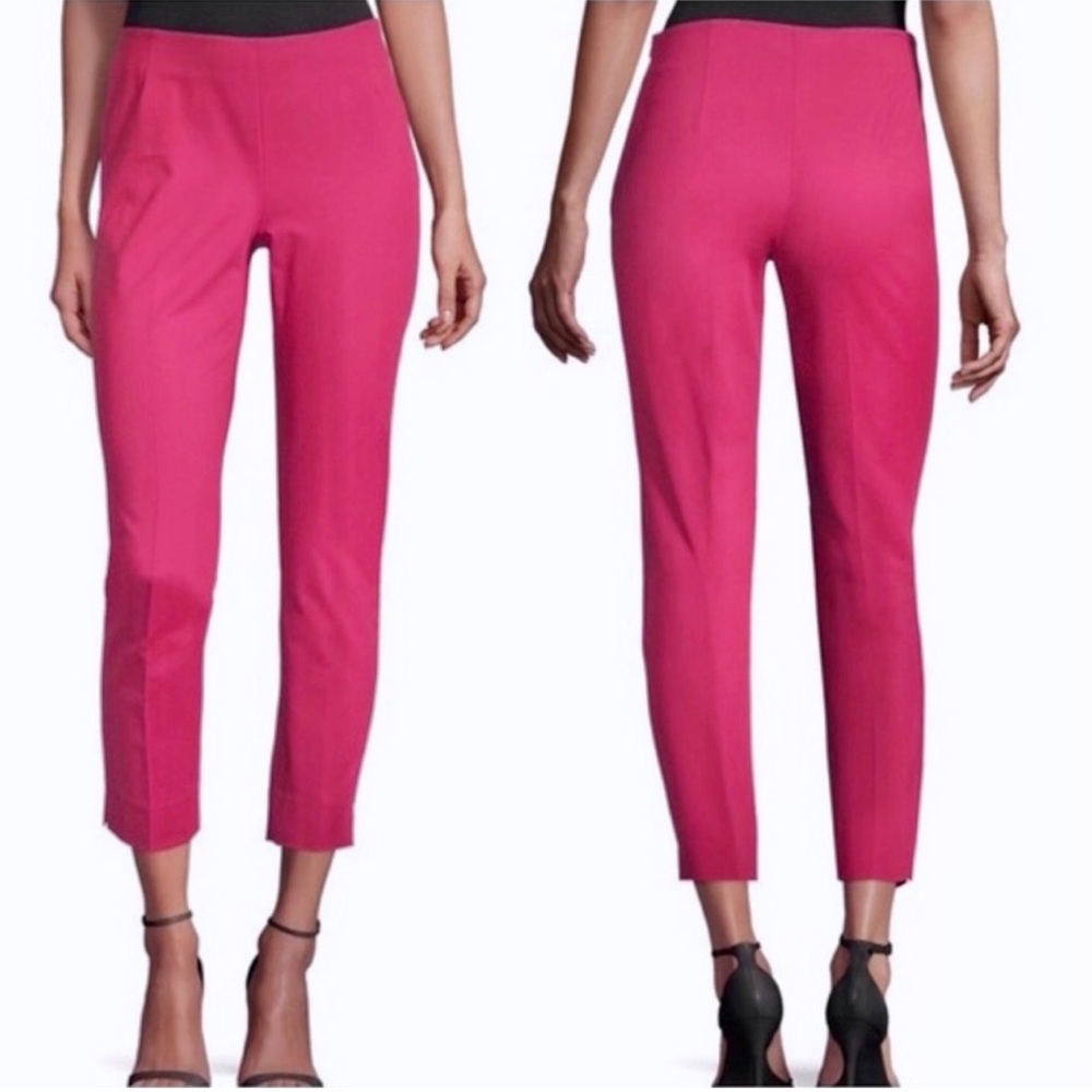 Lafayette 148 New York Cropped Bleecker, Pink, Women’s Work Wear Size 6